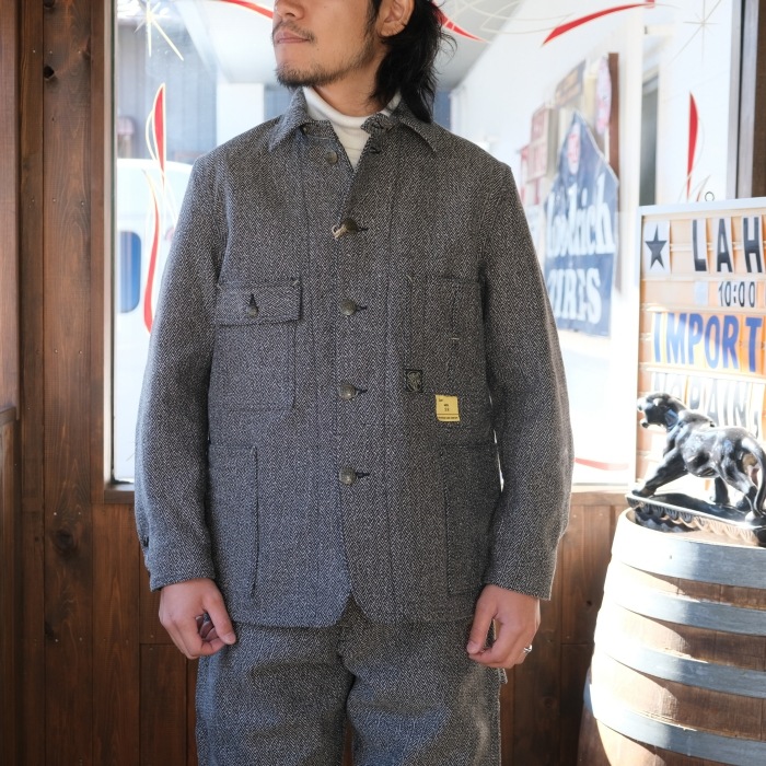 SUGAR CANE ���奬���������SC15835�ۡ�FICTION ROMANCE 16.7oz. INDIGO TWEED WORK COAT�ۥ���ǥ����ɥĥ����ɥ�������� ���С������� ������