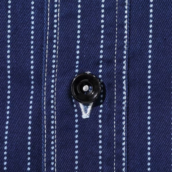 SUGAR CANE���奬���������SC25551�ۡ�FICTION ROMANCE 8.5oz. WABASH STRIPE WORK SHIRT�ۥե����������ޥ� �����Хå��她�ȥ饤�ץ������� COTTON