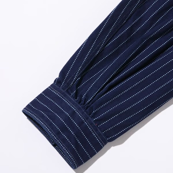 SUGAR CANE���奬���������SC25551�ۡ�FICTION ROMANCE 8.5oz. WABASH STRIPE WORK SHIRT�ۥե����������ޥ� �����Хå��她�ȥ饤�ץ������� COTTON