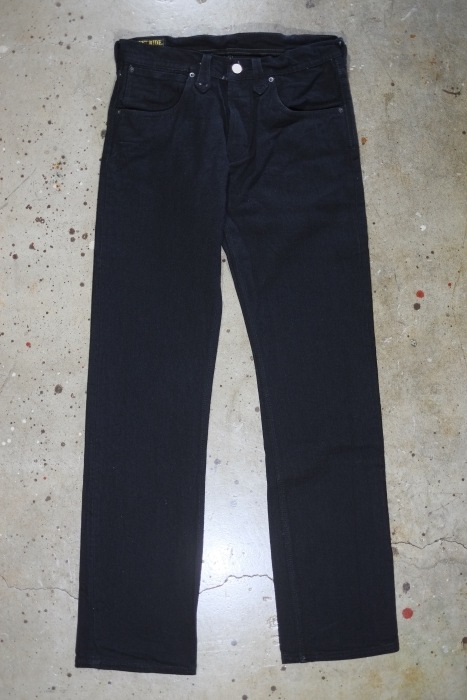 WEST RIDE �������ȥ饤��<BR>��WR101�ۢ�BLACK�����֥ǥ˥�<BR> ���ȥ졼�ȥ��륨�å� ���ꥸ�ʥ륻��ӥå��ǥ˥� 14.75oz<BR>MADE IN JAPAN