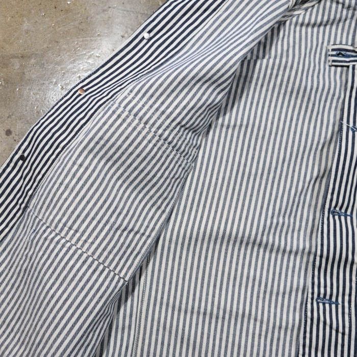 TCB jeans �ƥ��������ӡ������󥺡�Cat Head Jacket Hickory�ۥ���åȥإåɥ��㥱�å� �ҥå��꡼ ���С������� ���祢������ COTTON 