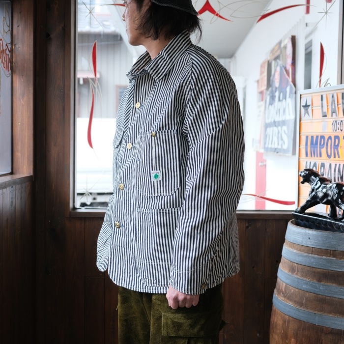 TCB jeans �ƥ��������ӡ������󥺡�Cat Head Jacket Hickory�ۥ���åȥإåɥ��㥱�å� �ҥå��꡼ ���С������� ���祢������ COTTON 