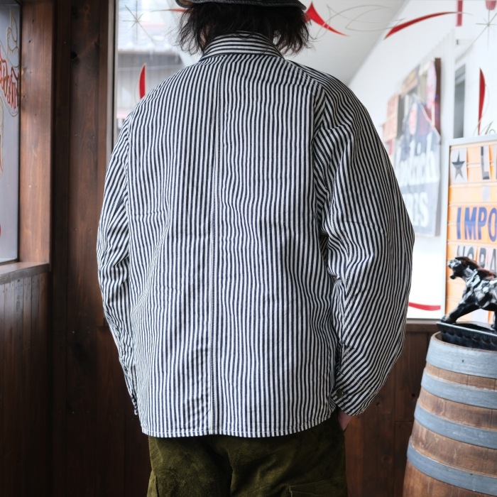 TCB jeans �ƥ��������ӡ������󥺡�Cat Head Jacket Hickory�ۥ���åȥإåɥ��㥱�å� �ҥå��꡼ ���С������� ���祢������ COTTON 