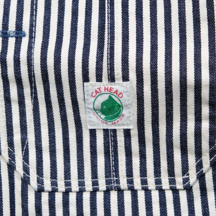 TCB jeans �ƥ��������ӡ������󥺡�Cat Head Jacket Hickory�ۥ���åȥإåɥ��㥱�å� �ҥå��꡼ ���С������� ���祢������ COTTON 