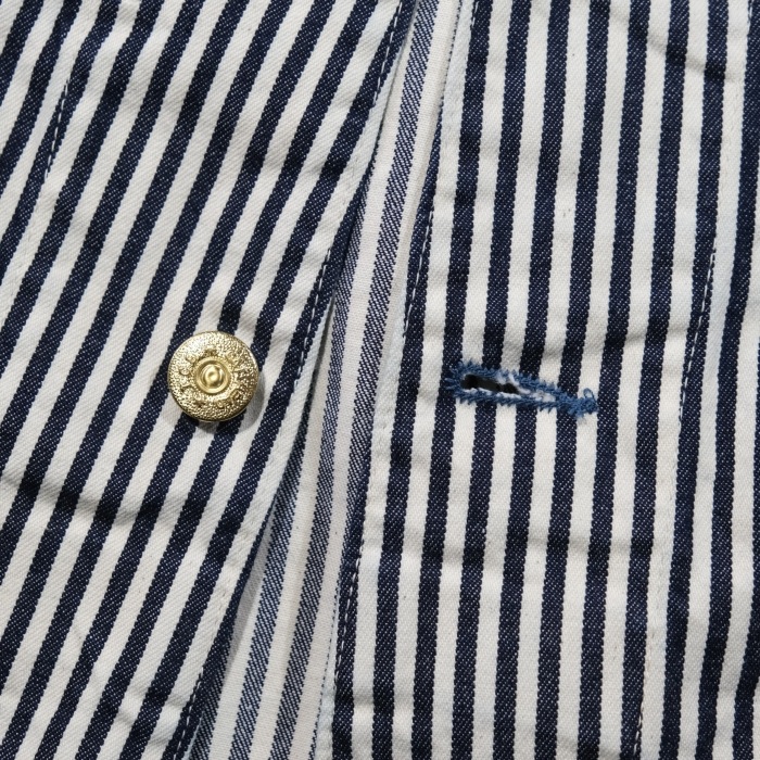 TCB jeans �ƥ��������ӡ������󥺡�Cat Head Jacket Hickory�ۥ���åȥإåɥ��㥱�å� �ҥå��꡼ ���С������� ���祢������ COTTON 