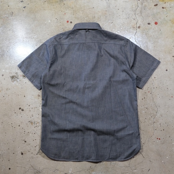 ORGUEIL ���륲�����OR-5107�ۡ�Denim Shawl Collar Short Sleeve Shirt�ۥǥ˥ॷ�硼�륫�顼����ĥ��硼�ȥ��꡼�� Ⱦµ ���åȥ�100% ������
