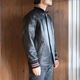 Y'2 LEATHER �磻�ġ��쥶����SB-93�ۡ�STEER OIL PHARAOH JACKET�ۢ�44XXL�䥹�ƥ������� �ե��饪���㥱�å� ��֥��㥱�å� ���� �׸���1.3���� ������