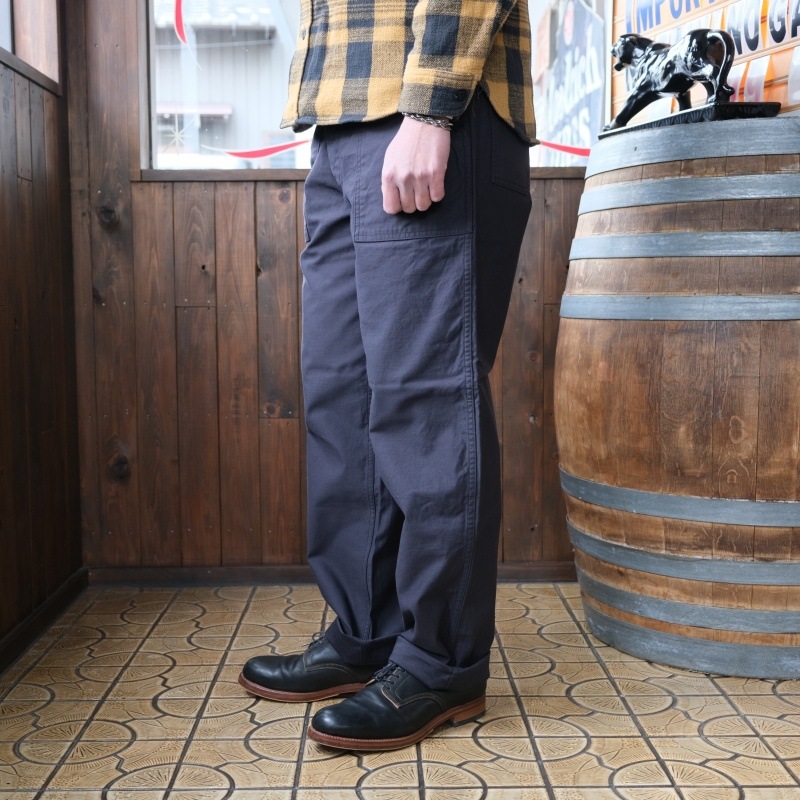 TCB jeans(�ƥ��������ӡ�������) ��50's BAKER PANTS�� ��Charcoal��٥������ѥ�� �ߥ꥿�꡼ ���ѥ� ���åȥ�100%