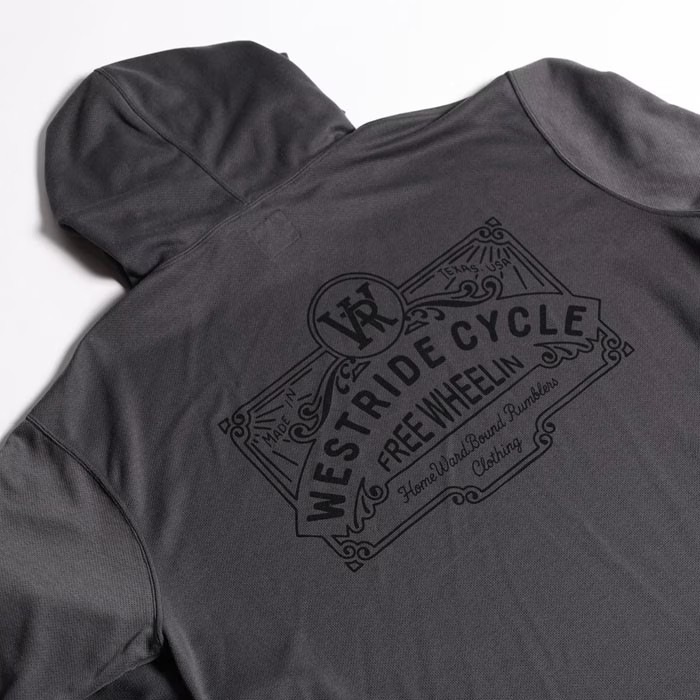 WESTRIDE  �������ȥ饤�ɡ�POWER DRY HOODIE-1�ۢ�WESTRIDE CYCLE��ѥ�ɥ饤 �ա��ǥ� ��å���ѡ����� ®���Ǻ�