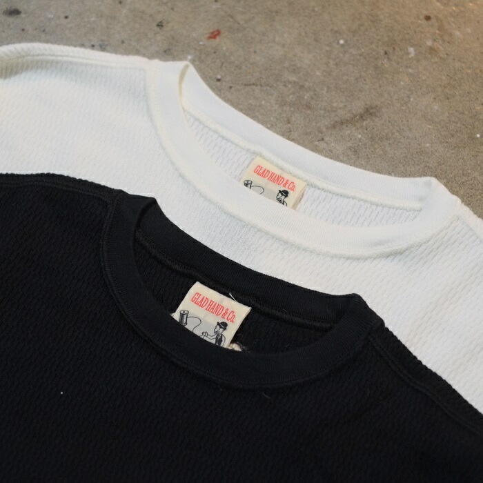 GLADHAND  åɥϥɡGH-10ۡWAFFLE L/S T-SHIRTSۡ롼ͥå Ĺµ åեT ̵ϡ롼ͥåޥǺT