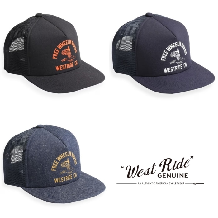 WESTRIDE �������ȥ饤�ɡ�MESH CAP�ۢ�RIDERS�� ��å��奭��å� ˹�� �ɽ� ������