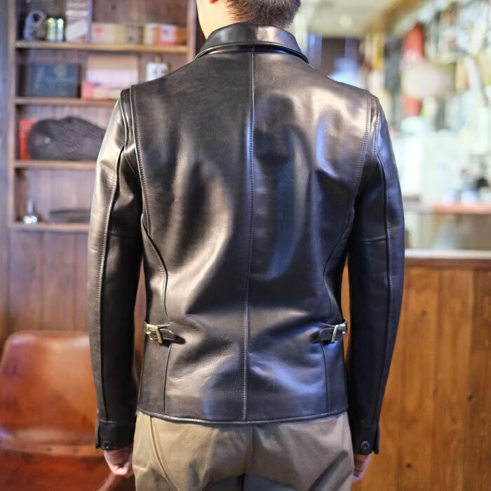 Y'2 LEATHER �磻�ġ��쥶����HVR-42�ۡ�HV HORSE SINGLE RIDERS��BLACK��ۢ�44XXL�䥷�󥰥�饤������ �쥶�����㥱�å� �ۡ����ϥ��� �ϳ� ������
