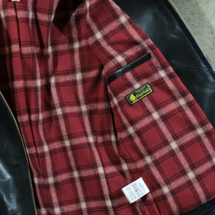 Y'2 LEATHER �磻�ġ��쥶����HVR-42�ۡ�HV HORSE SINGLE RIDERS��BLACK��ۢ�44XXL�䥷�󥰥�饤������ �쥶�����㥱�å� �ۡ����ϥ��� �ϳ� ������