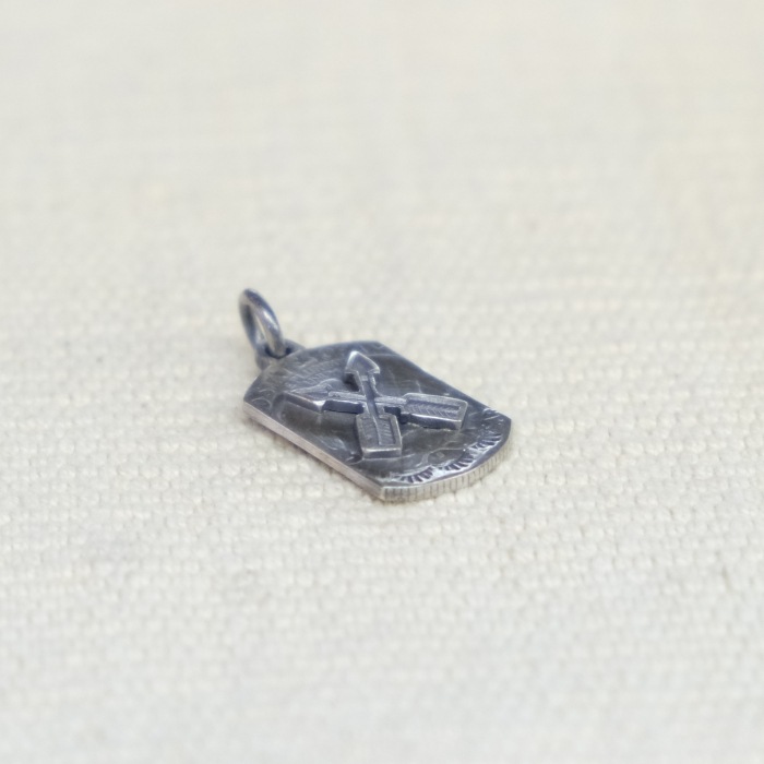 STAMP WORKS ץCoin PendantۢArrow ڥ  ͥå쥹ȥå ϥɥᥤ СSILVER