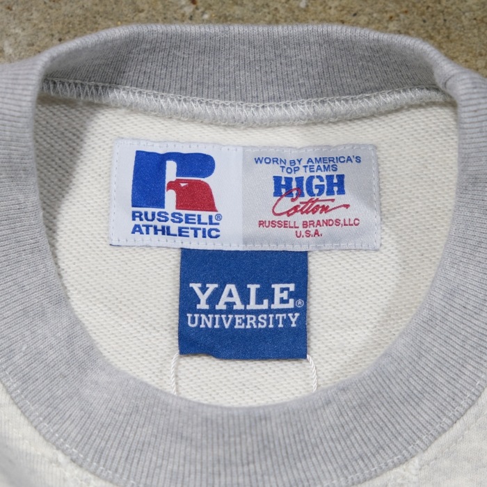 RUSSELL ATHLETIC ��å��륢������å���Yale University High Cotton TM Loop Back Terry Sweat CN�ۥץ����åȥ�롼�ץХå������å� ����å� ���롼�ͥå�