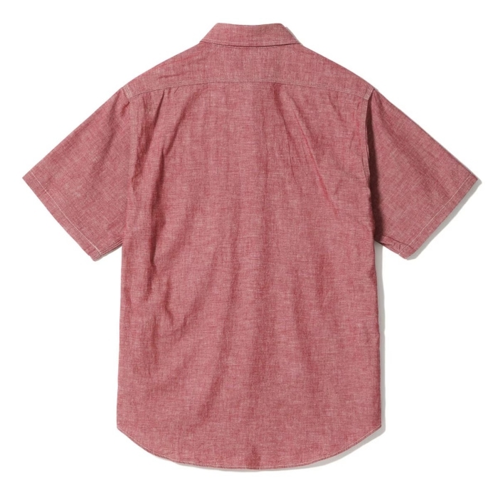 SUGAR CANE ���奬�������� ��SC39703�ۡ�RED CHAMBRAY WORK SHIRT (SHORT SLEEVE) ��Ⱦµ�������� �����֥졼���� ���ܿ˴���˥������ ������ COTTON100%