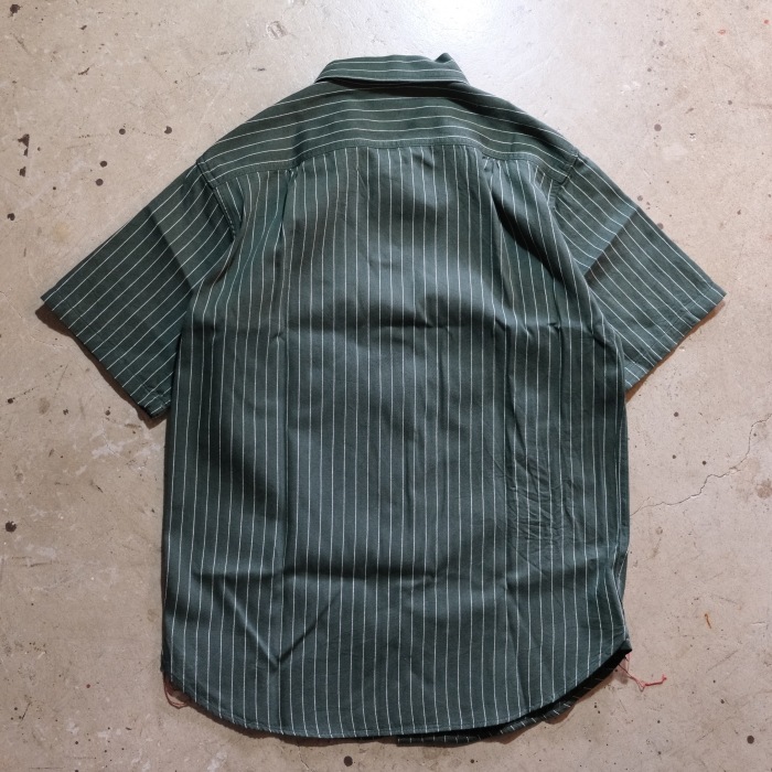 SUGAR CANE ���奬���������SC38699�ۡ�COKE STRIPE WORK SHIRT (SHORT SLEEVE)�� ���������ȥ饤��Ⱦµ�������� ������ COTTON100%