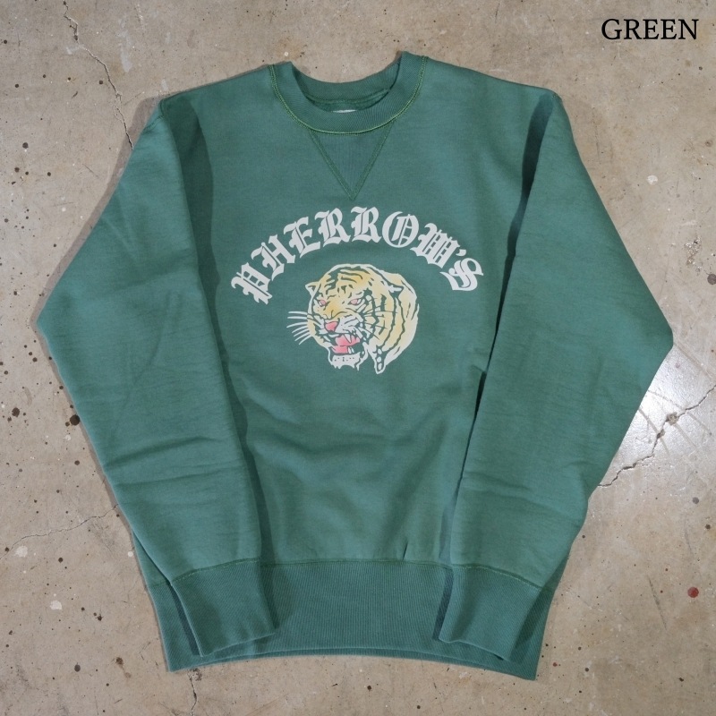 Pherrow`s24W-PVSS1SWEAT SHIRTS åȥ ξ Vå ߤԤ ƹ COTTON100%