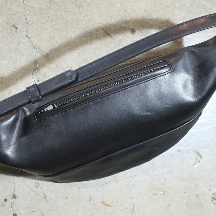 Y'2 LEATHER 磻ġ쥶HV HORSEۡBG-07HORSE HIDE Shoulder Bag BLACK ۡϥɥХå HVۡ ܳ MADE IN JAPAN