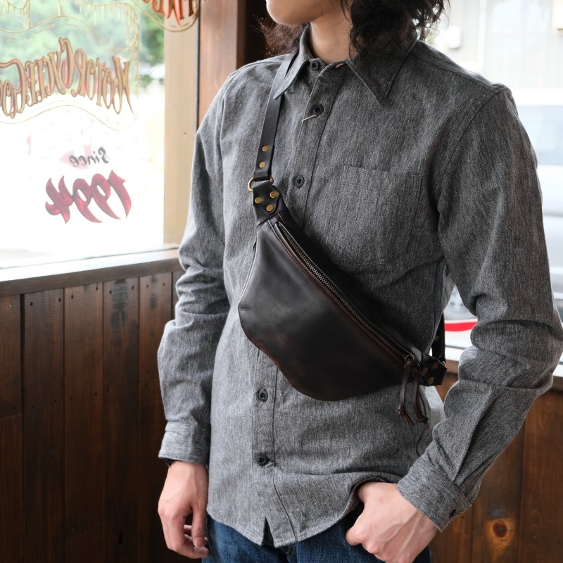 VASCO ����������VS-242L�ۡ�LEATHER WAIST BAG -SMALL�ۥ쥶���������ȥХå� ɱϩ���쥶�� ������ ������