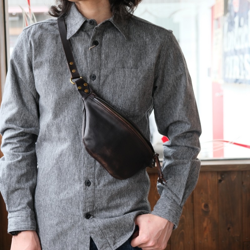VASCO ����������VS-242L�ۡ�LEATHER WAIST BAG -SMALL�ۥ쥶���������ȥХå� ɱϩ���쥶�� ������ ������
