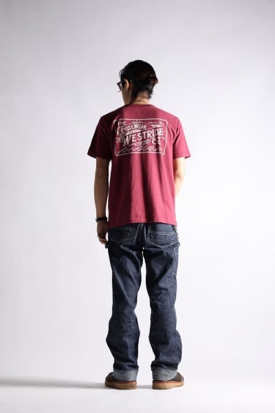WESTRIDE ȥ饤ɡPT.TEE.25-01ۥץT 硼ȥ꡼ Ⱦµ åȥ100% WRꥸʥܥǥ 