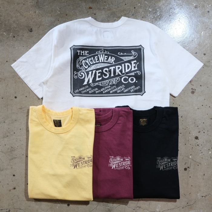 WESTRIDE ȥ饤ɡPT.TEE.25-01ۥץT 硼ȥ꡼ Ⱦµ åȥ100% WRꥸʥܥǥ 
