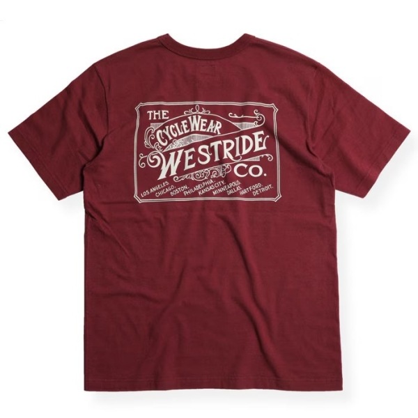 WESTRIDE ȥ饤ɡPT.TEE.25-01ۥץT 硼ȥ꡼ Ⱦµ åȥ100% WRꥸʥܥǥ 