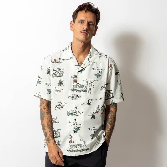 ROARK ����������RWJ1232L�ۡڡ�CHARMED CIRCLE�� GONZO S/S�� ���󥾡� Ⱦµ����� ®���Ǻ� �ݥꥨ���ƥ�100�� ROARK 10th Anniversary Collection 