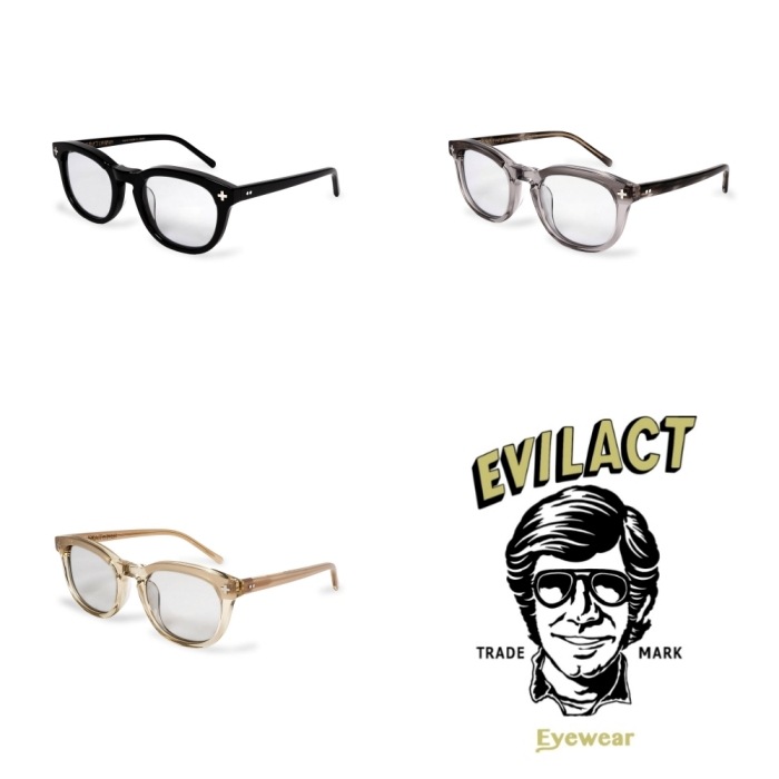 EVILACT EYEWEAR �����֥륢���ȥ��������� ��EAE26-02�ۡ�YALE II�ۥ�������㥫�顼Ĵ����󥺢� ���󥰥饹 ������