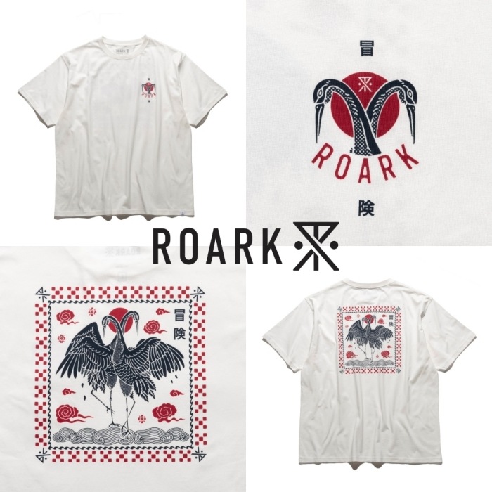 ROARK ����������RTJM1230L�ۡ�"CRANE" S/S TEE�� ȾµT����� �ߥɥ륦������ ���åȥ�100�� ROARK 10th Anniversary Collection 