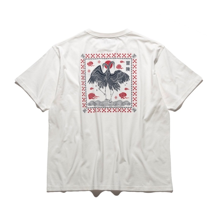 ROARK ����������RTJM1230L�ۡ�"CRANE" S/S TEE�� ȾµT����� �ߥɥ륦������ ���åȥ�100�� ROARK 10th Anniversary Collection 