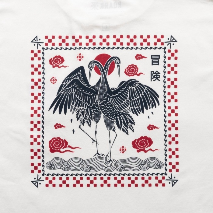ROARK ����������RTJM1230L�ۡ�"CRANE" S/S TEE�� ȾµT����� �ߥɥ륦������ ���åȥ�100�� ROARK 10th Anniversary Collection 