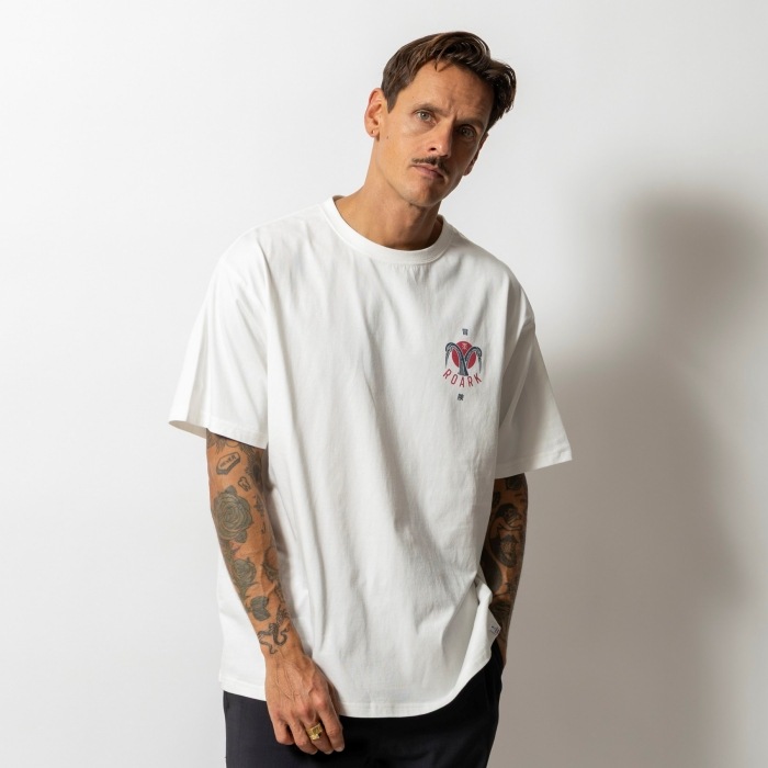 ROARK ����������RTJM1230L�ۡ�"CRANE" S/S TEE�� ȾµT����� �ߥɥ륦������ ���åȥ�100�� ROARK 10th Anniversary Collection 