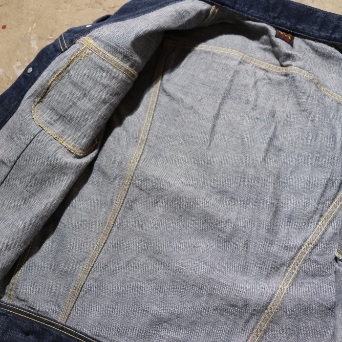 TCB jeans �ƥ��������ӡ������� ��New Cats Drive Jacket�ۥ���������ǥ˥ॸ�㥱�å� G�����  ���åȥ�100% ������