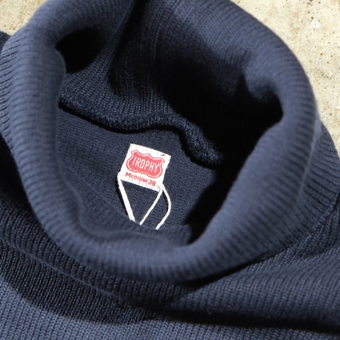 TROPHY CLOTHING �ȥ��ե������������󥰡�TR25AW-207�ۡ�Naval High Neck L/S Tee�ۥʥХ�ϥ��ͥå����󥰥��꡼�֣� ���åȥ�˥å� �������� ������