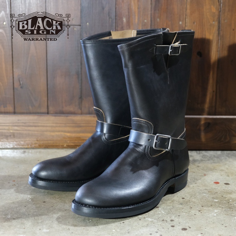 BLACK SIGN �֥�å��������BSSF-24001�ۡ�BS Aviator Boots -Regular Height�ۥ��󥸥˥��֡��� �ۡ����Хå� ���ӥ������� ��С������� ������ �ϳ�
