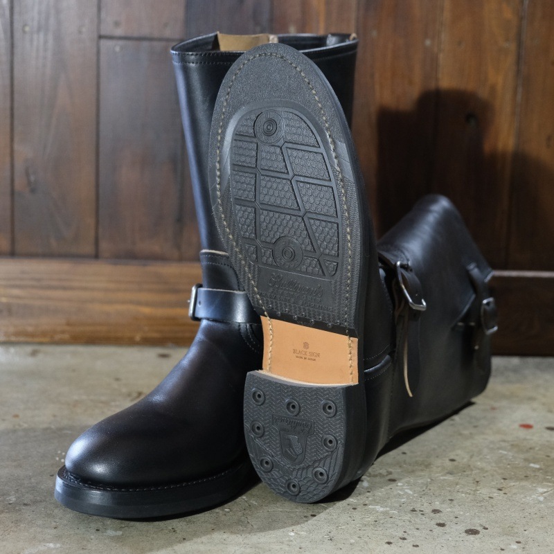 BLACK SIGN �֥�å��������BSSF-24001�ۡ�BS Aviator Boots -Regular Height�ۥ��󥸥˥��֡��� �ۡ����Хå� ���ӥ������� ��С������� ������ �ϳ�