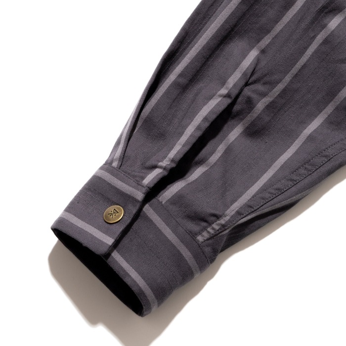 ROARK �������� ��Х��Х��RLWJ1200�ۡ�LS Jacquard SHIRTS��Ĺµ����� ���� ���㥬���� COTTON100%