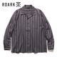 ROARK �������� ��Х��Х��RLWJ1200�ۡ�LS Jacquard SHIRTS��Ĺµ����� ���� ���㥬���� COTTON100%