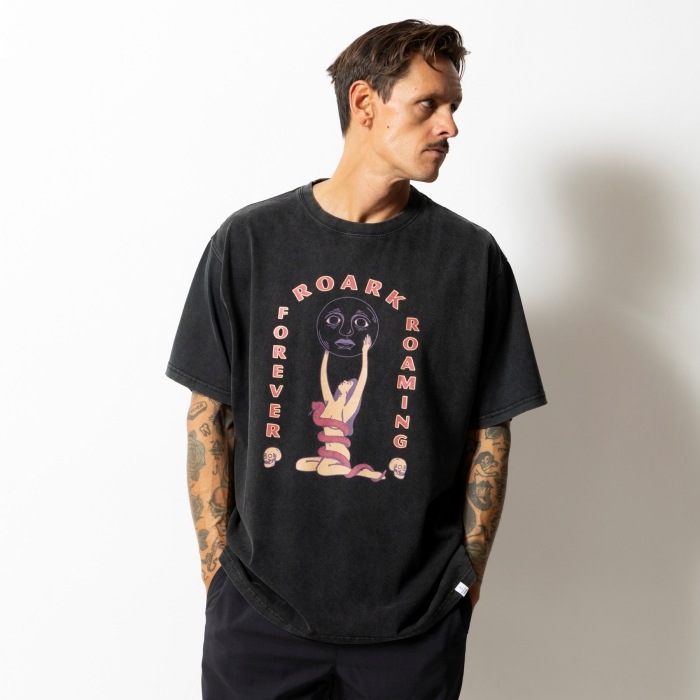 ROARK ����������RTJM1231L�ۡ�"NIGHT RULE�� S/S TEE�� ȾµT����� �ߥɥ륦������ ���åȥ�100�� ROARK 10th Anniversary Collection 