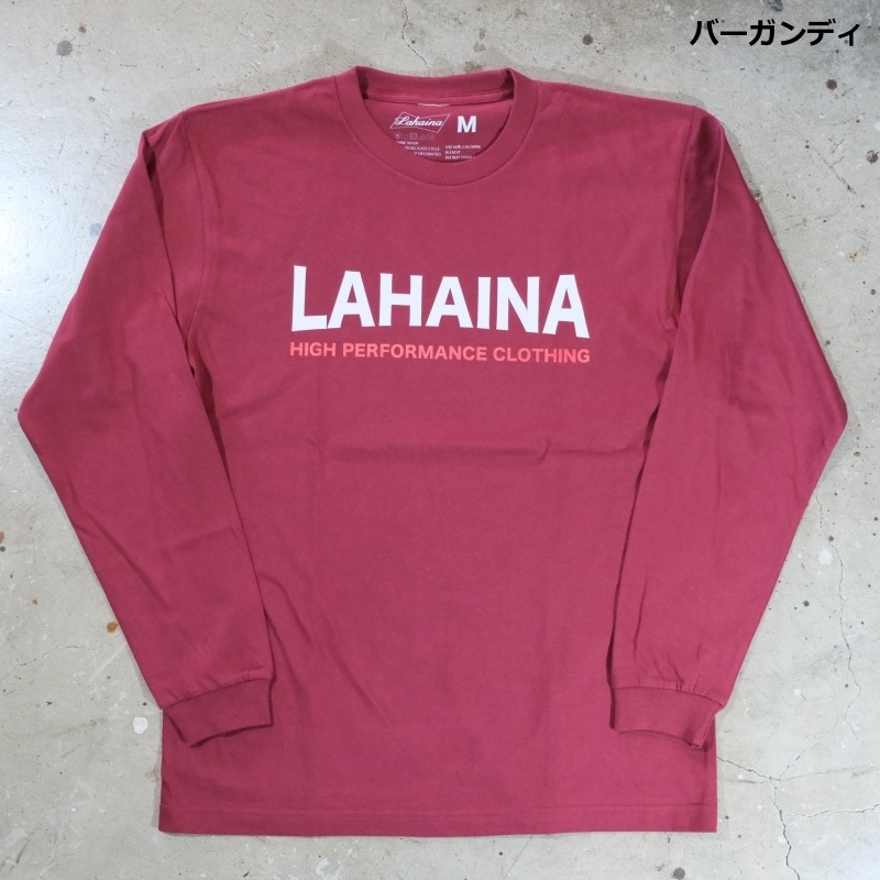 LAHAINA ORIGINAL ϥʥꥸʥHIGH PERFORMANCE L/S TEEۥꥸʥĹµT ץĹµT COTTON100%