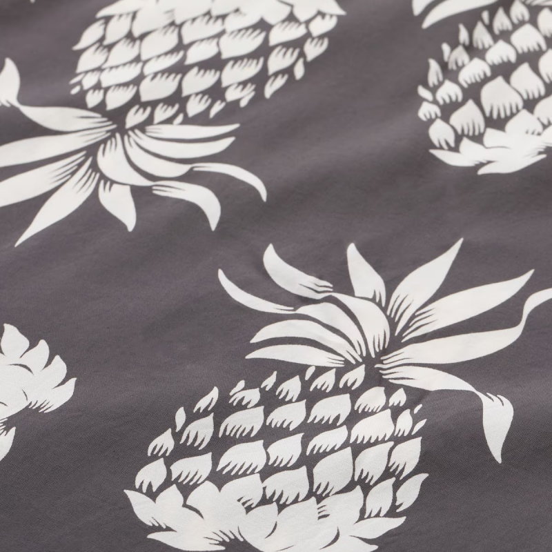 DUKE KAHANAMOKU �ǥ塼�����ϥʥ⥯��DK26793�ۡ�SPECIAL EDITION ��DUKE'S PINEAPPLE�� (LONG SLEEVE)�� �ѥ��ʥåץ� �ϥ磻���� �����ϥ���� RAYON100%