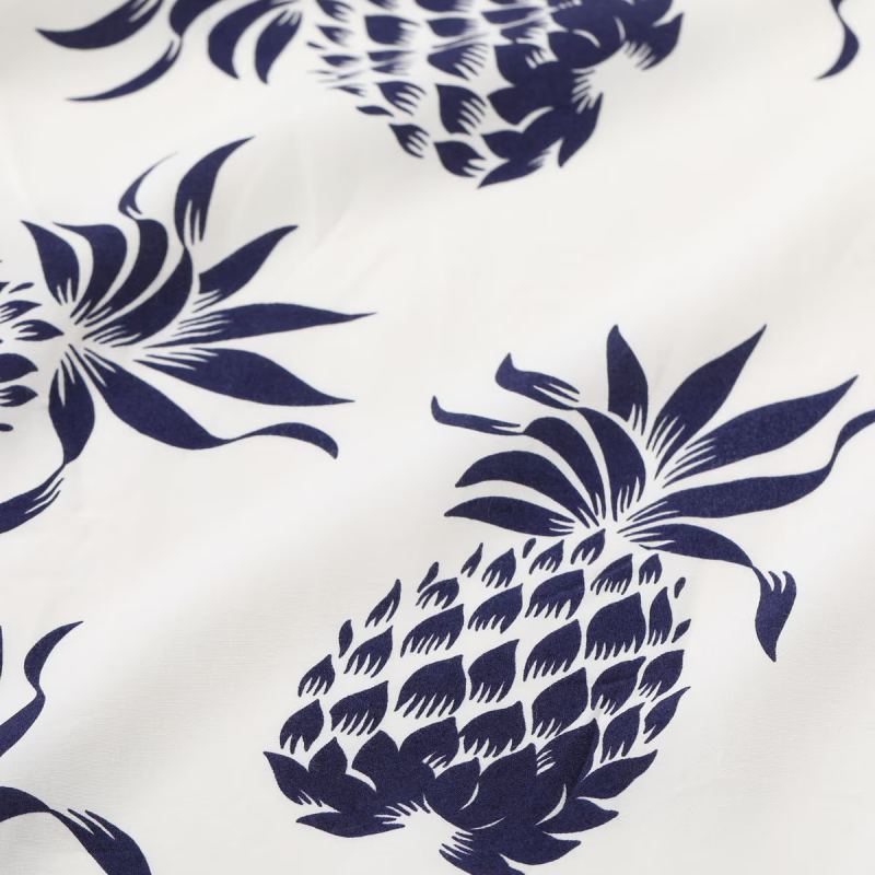 DUKE KAHANAMOKU �ǥ塼�����ϥʥ⥯��DK26793�ۡ�SPECIAL EDITION ��DUKE'S PINEAPPLE�� (LONG SLEEVE)�� �ѥ��ʥåץ� �ϥ磻���� �����ϥ���� RAYON100%