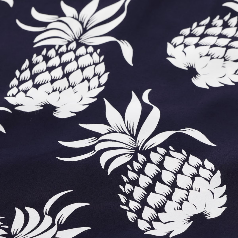 DUKE KAHANAMOKU �ǥ塼�����ϥʥ⥯��DK26793�ۡ�SPECIAL EDITION ��DUKE'S PINEAPPLE�� (LONG SLEEVE)�� �ѥ��ʥåץ� �ϥ磻���� �����ϥ���� RAYON100%