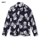 DUKE KAHANAMOKU �ǥ塼�����ϥʥ⥯��DK26793�ۡ�SPECIAL EDITION ��DUKE'S PINEAPPLE�� (LONG SLEEVE)�� �ѥ��ʥåץ� �ϥ磻���� �����ϥ���� RAYON100%