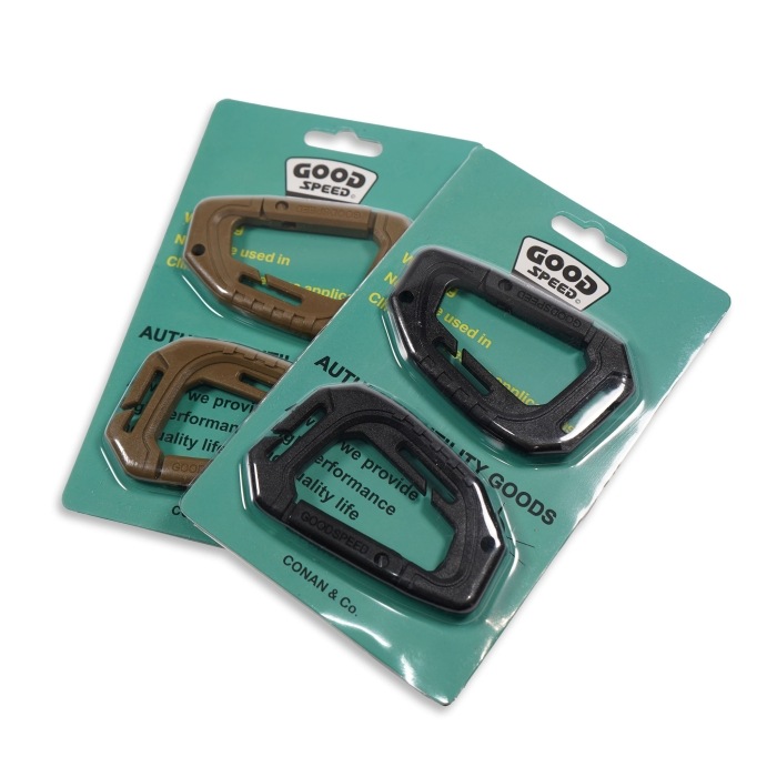 GOODSPEED equipment ���åɥ��ԡ��ɥ������åץ��� ��GSE-wfr-2PC-01�ۡ�2pac Carabina��2�ѥå�����ӥ� �����ۥ���� �����եå�