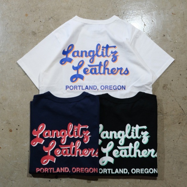 Langlitz Leathers ラングリッツ レザーズ【S/S Tee】≪TYPE A 2 tone