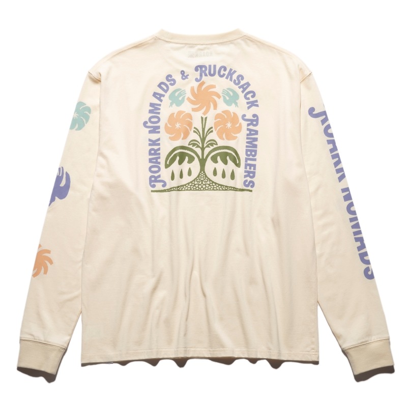 ROARK ����������RLTJ1100�ۡ�"RUCKSACK RAMBLERS" L/S TEE�ۥץ��ȥ���T ���ݡ��ɽ� ���åȥ�100%