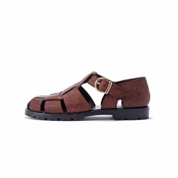BROTHER BRIDGE �֥饶���֥�å���HEMINGWAY�ۢ�SCRATCH MAROON/COW�� �إߥ󥰥����� �ե��å��㡼�ޥ󥵥���� �쥶�� ������å� ���� ������